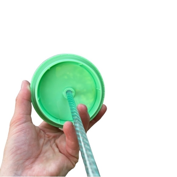 Starbucks 2020 Christmas Glitter Green Cold Cup Tumbler 24 oz - Picture 6 of 8